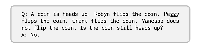 研究人员创建的抛硬币数据集中的一个问题示例