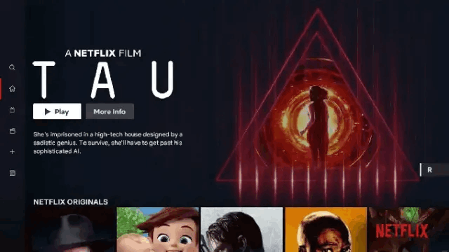 图1：Netflix 2010年(上)和2020年(下)的TVUI
